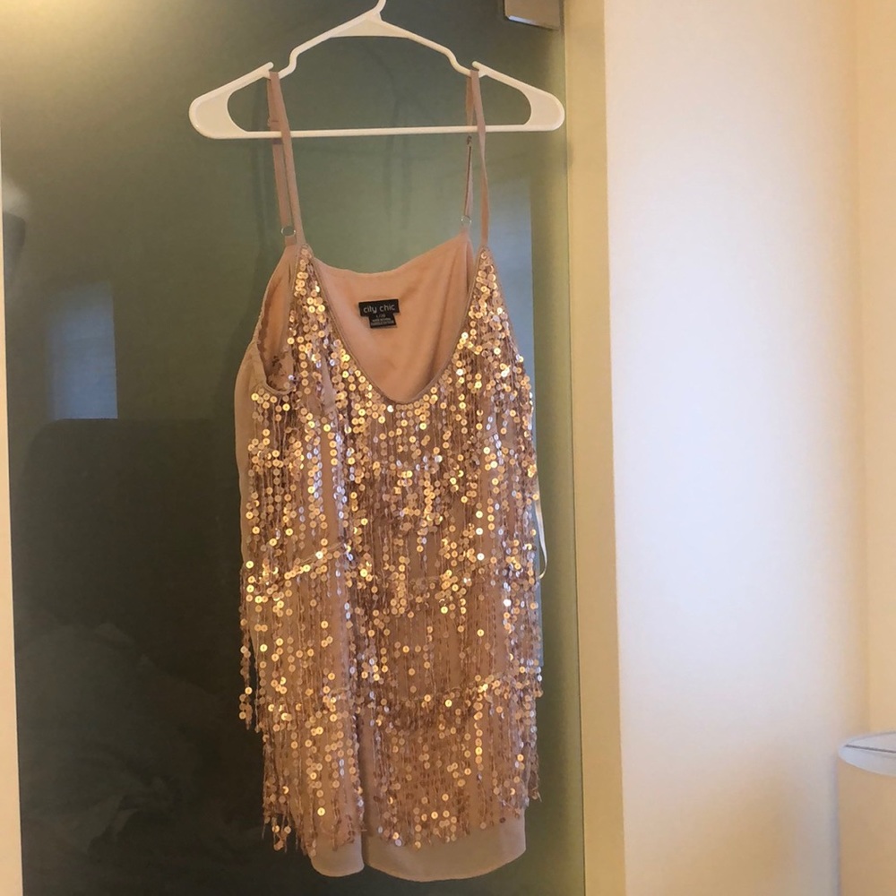 Sequin cami